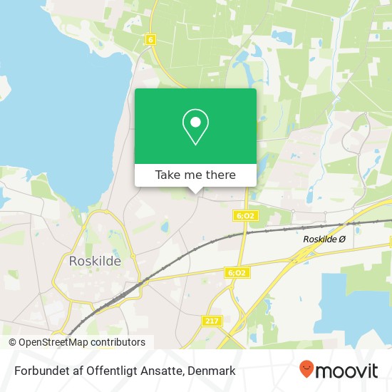 Forbundet af Offentligt Ansatte map