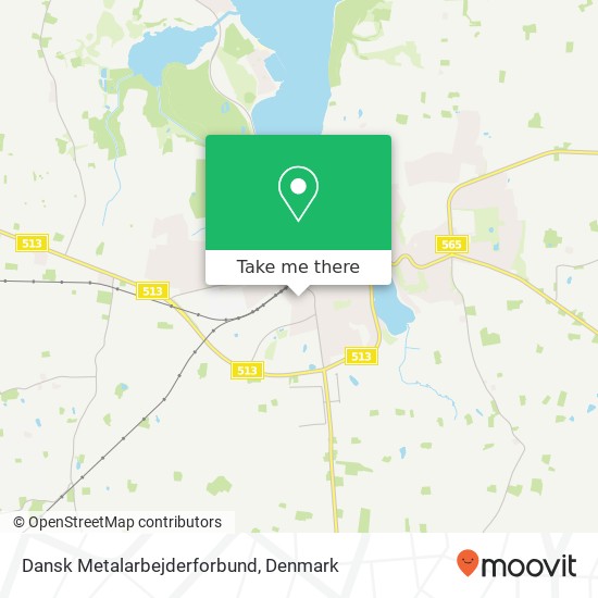 Dansk Metalarbejderforbund map