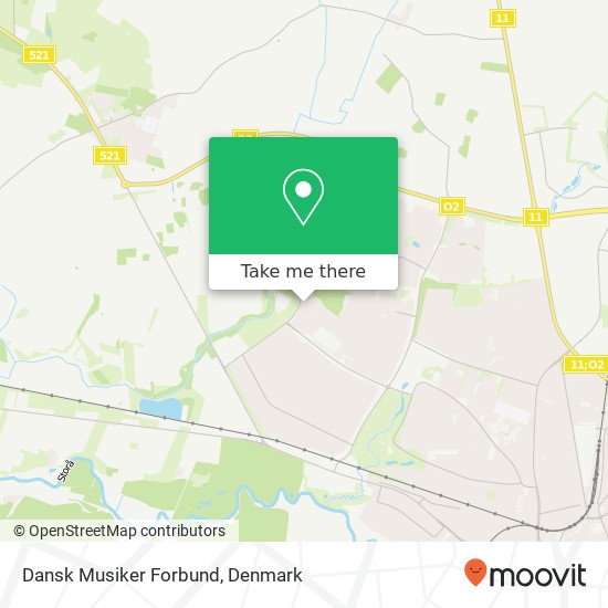 Dansk Musiker Forbund map