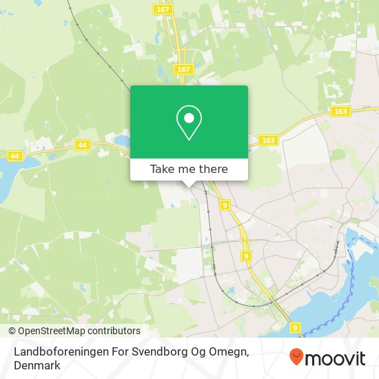 Landboforeningen For Svendborg Og Omegn map