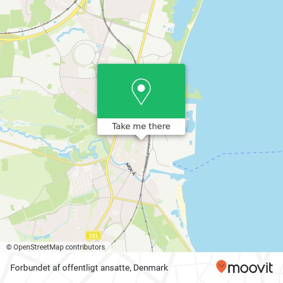 Forbundet af offentligt ansatte map