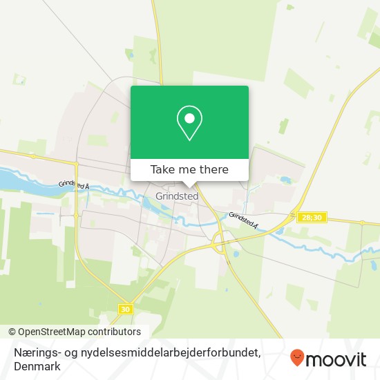 Nærings- og nydelsesmiddelarbejderforbundet map