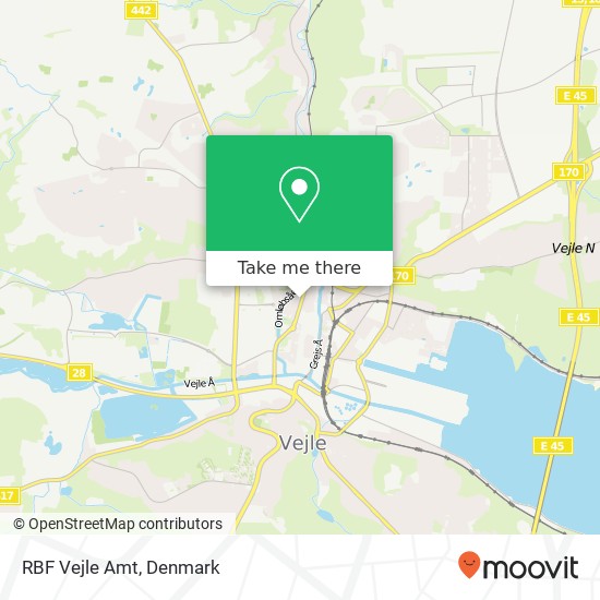 RBF Vejle Amt map