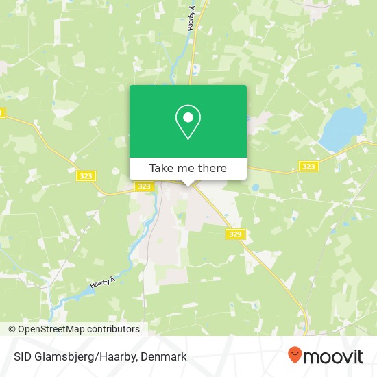 SID Glamsbjerg/Haarby map