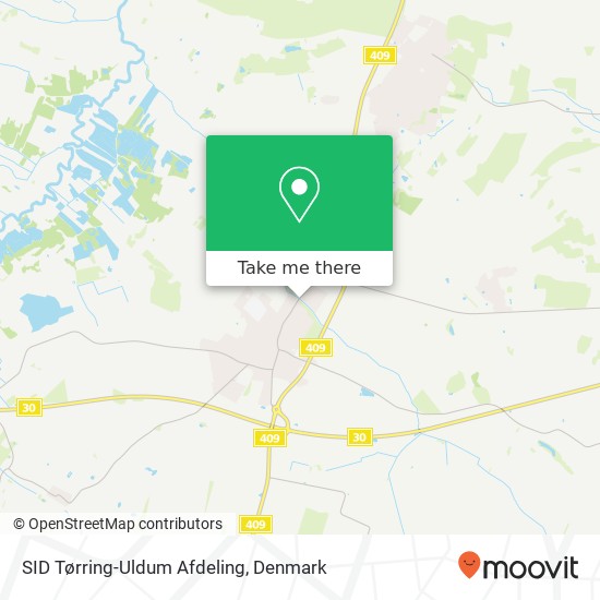 SID Tørring-Uldum Afdeling map