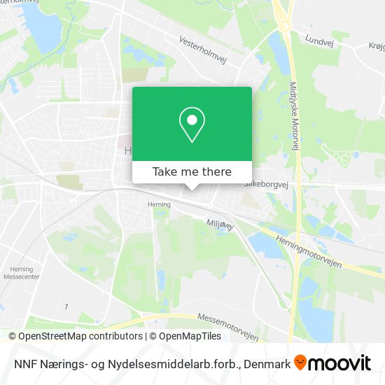 NNF Nærings- og Nydelsesmiddelarb.forb. map