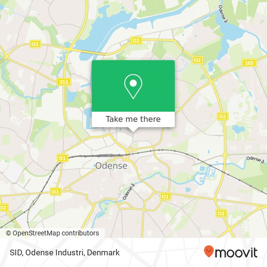 SID, Odense Industri map