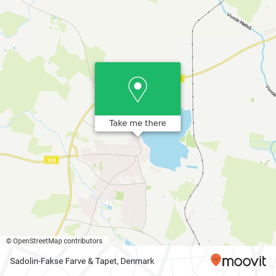 Sadolin-Fakse Farve & Tapet map