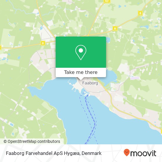 Faaborg Farvehandel ApS Hygæa map