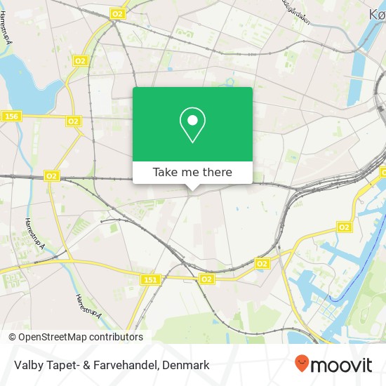 Valby Tapet- & Farvehandel map