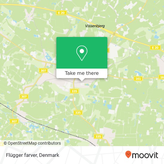 Flügger farver map