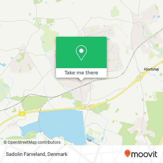 Sadolin Farveland map