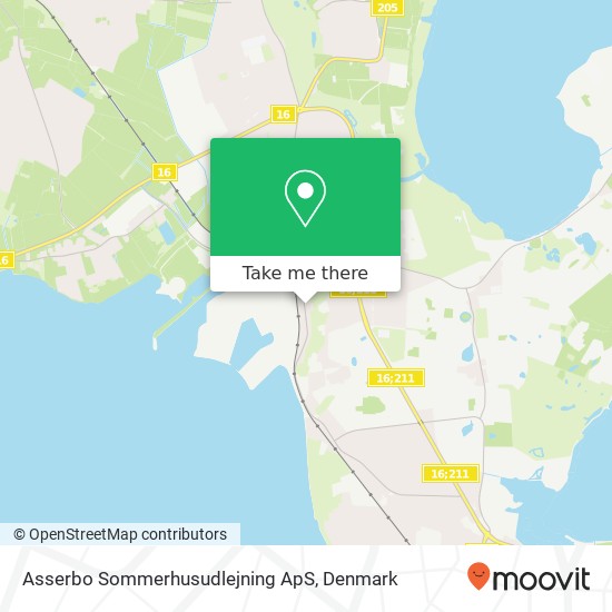 Asserbo Sommerhusudlejning ApS map