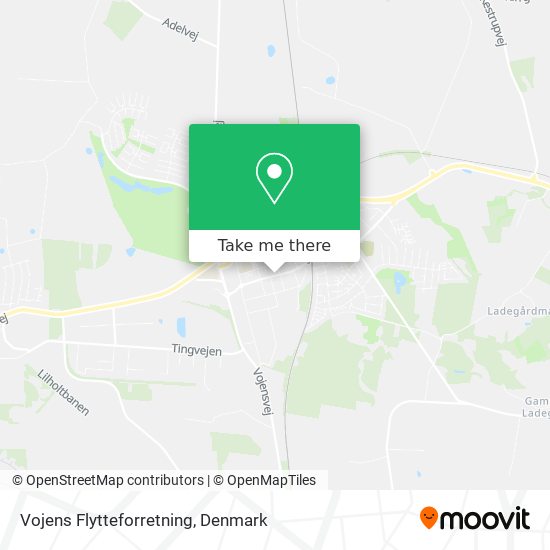 Vojens Flytteforretning map