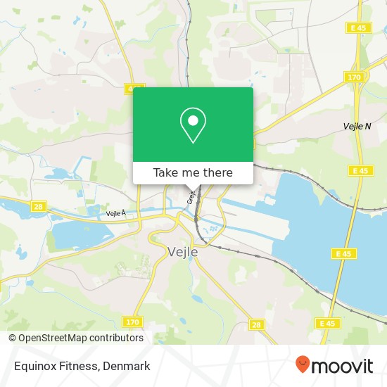 Equinox Fitness map