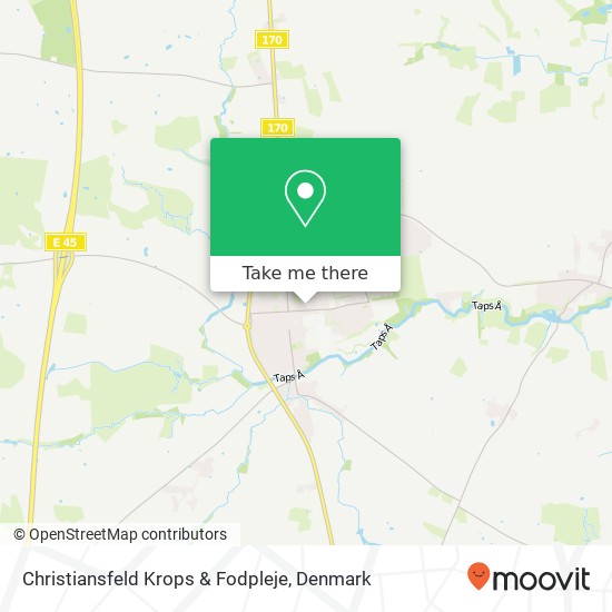 Christiansfeld Krops & Fodpleje map