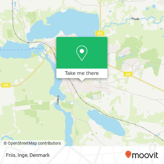 Friis, Inge map
