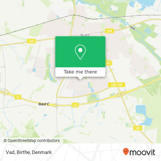 Vad, Birthe map