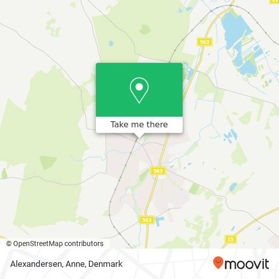Alexandersen, Anne map