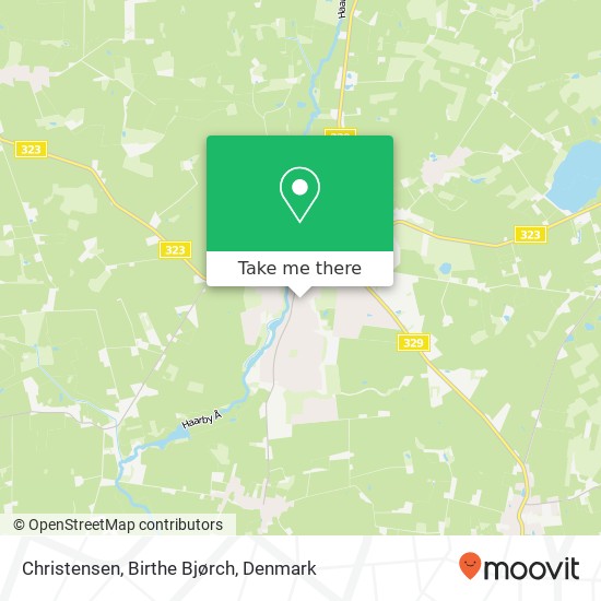 Christensen, Birthe Bjørch map