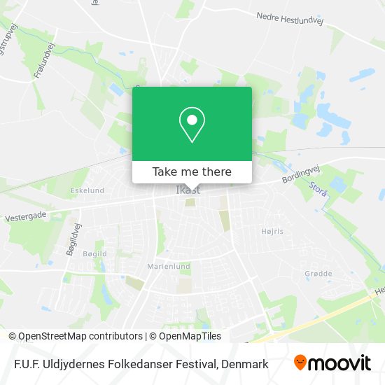 F.U.F. Uldjydernes Folkedanser Festival map