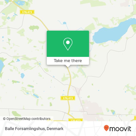 Balle Forsamlingshus map