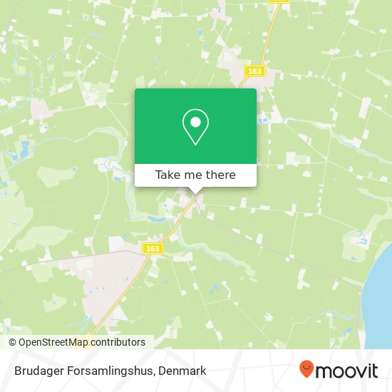 Brudager Forsamlingshus map