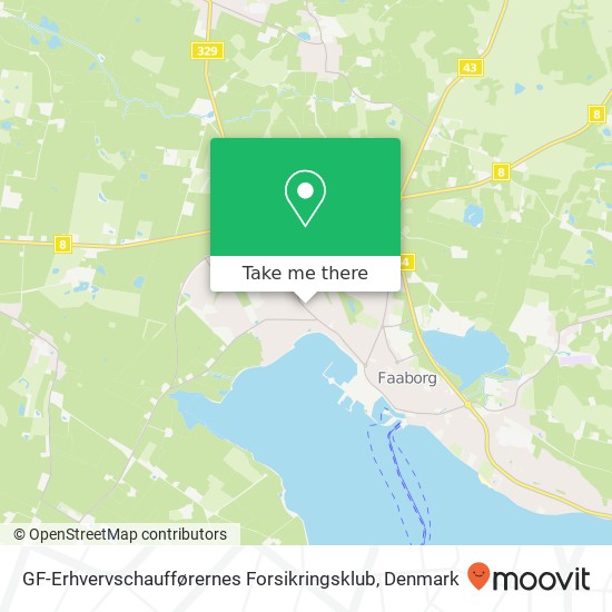 GF-Erhvervschaufførernes Forsikringsklub map