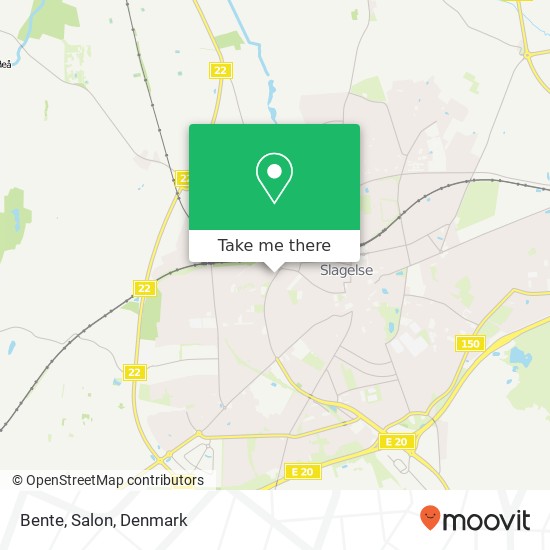 Bente, Salon map