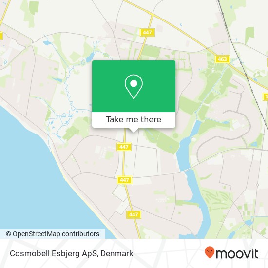 Cosmobell Esbjerg ApS map