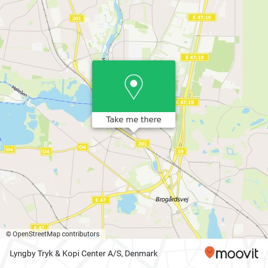 Lyngby Tryk & Kopi Center A/S map