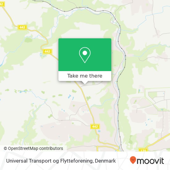 Universal Transport og Flytteforening map