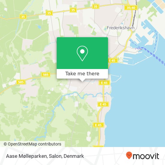 Aase Mølleparken, Salon map