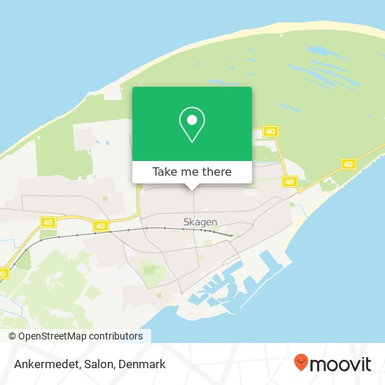 Ankermedet, Salon map