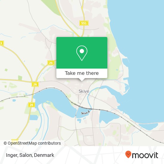 Inger, Salon map