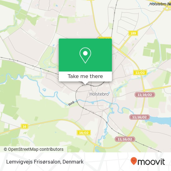 Lemvigvejs Frisørsalon map