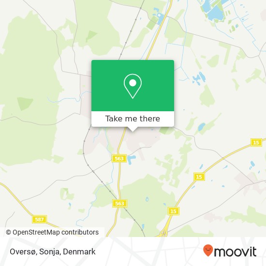Oversø, Sonja map