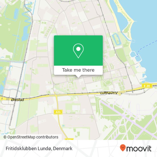 Fritidsklubben Lundø map