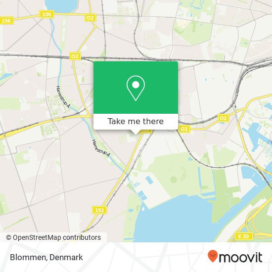 Blommen map