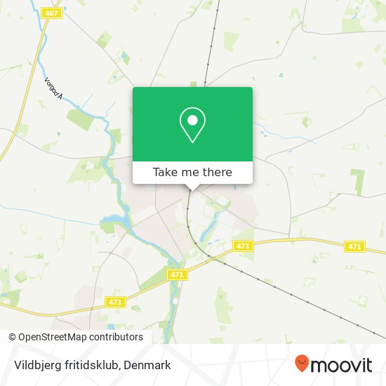 Vildbjerg fritidsklub map
