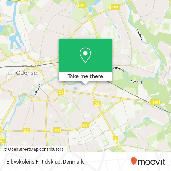 Ejbyskolens Fritidsklub map