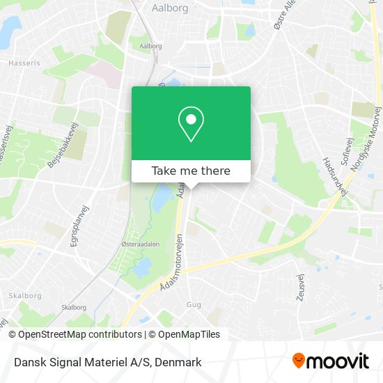 Dansk Signal Materiel A/S map
