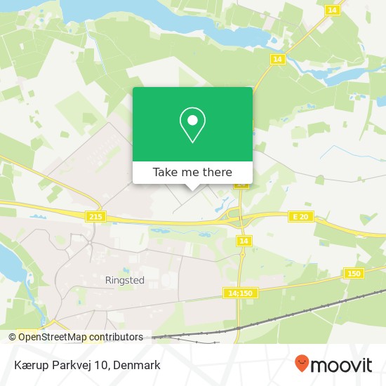 Kærup Parkvej 10 map
