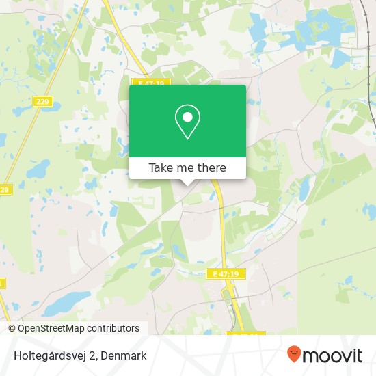 Holtegårdsvej 2 map