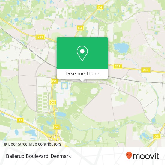 Ballerup Boulevard map