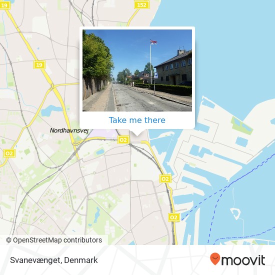 Svanevænget map