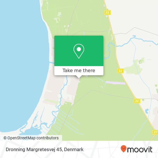 Dronning Margretesvej 45 map