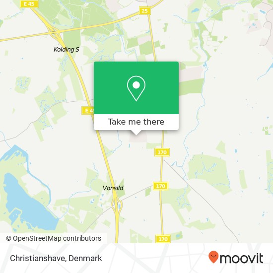 Christianshave map