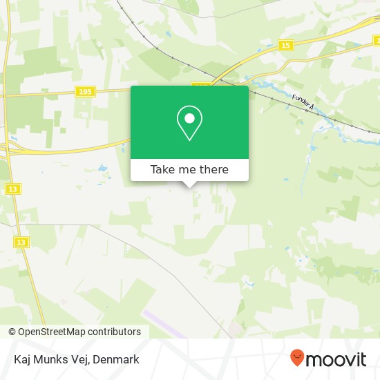 Kaj Munks Vej map