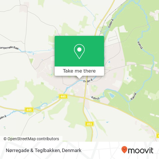 Nørregade & Teglbakken map